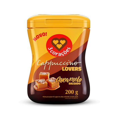 CAPPUCCINO 3 CORACOES 200g CARAMELO SALGAD