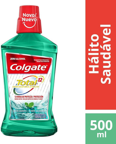 ANTISSEPTICO COLGATE TOTAL 12 HALITO SAUDAVE 500ML