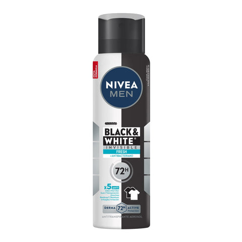 DESODORANTE NIVEA AERO INVISIBLE BLACK & WHITE FRESH 150ml