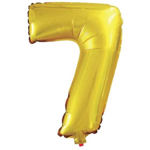 BALAO ALEGRIA FESTA MET TOPPER N7 DOURADO C/1