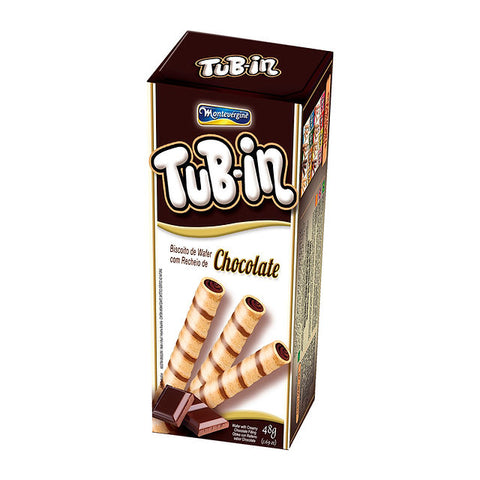 BISCOITO MONTEVERGINE TUBIN CHOCOLATE 48g
