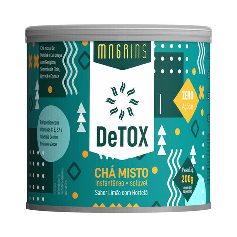 CHA MAGRINS ZERO DETOX LIMAO HORTELA 200g