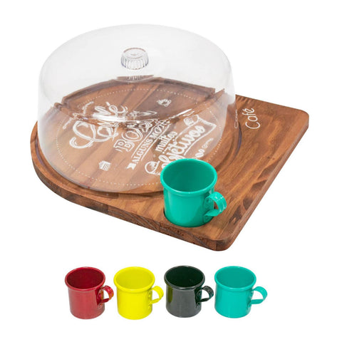 KIT BOLEIRA DEBIASI SCALA RUSTICA C/CANECA PLUS