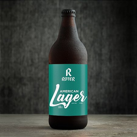 CERVEJA ROTER AMERICAN LAGER 600ml