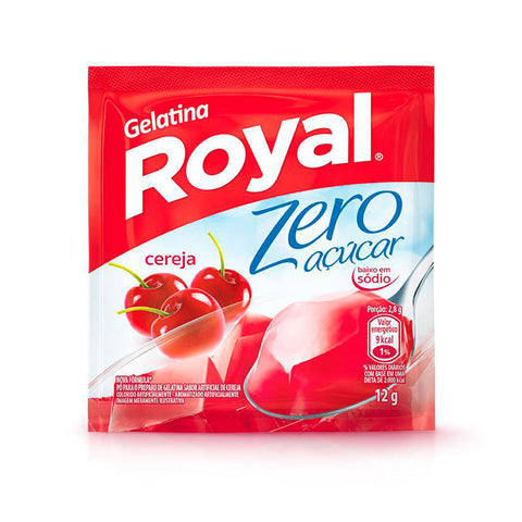 GELATINA ROYAL ZERO 12g CEREJA