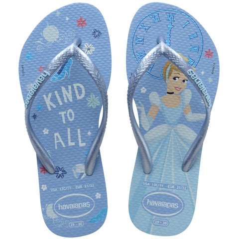 HAVAIANAS KIDS SLIM PRINCESS AZUL WATER 25/26