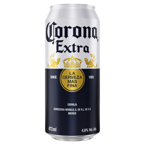 CERVEJA CORONA EXTRA LT 473ML