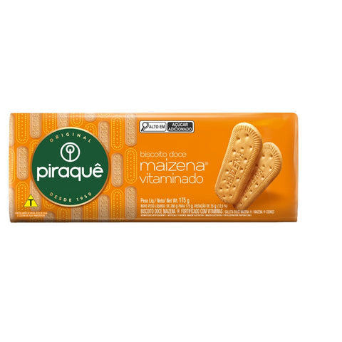 BISCOITO PIRAQUE MAIZENA VITAMINADO 175g