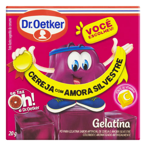 GELATINA DR OETKER CEREJA AMORA 20g