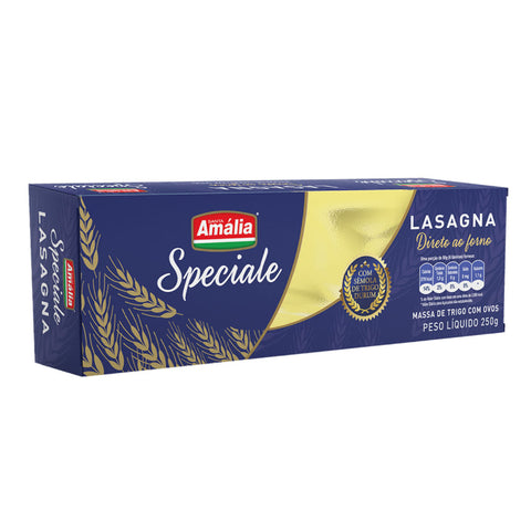 MASSA LASANHA STA AMALIA OVOS DIRETO FORNO 250g