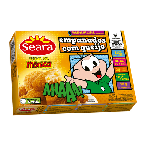 EMPANADO SEARA TURMA MONICA QUEIJO 300G