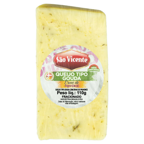 QUEIJO GOUDA SAO VICENTE ERVAS DE PROVENCE 110g