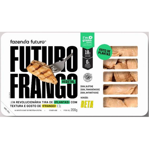 FILE DE FRANGO FAZENDA FUTURO VEGETAL TIRAS 200g