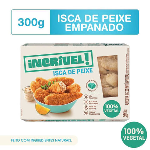 ISCAS SEARA PEIXE INCRIVEL 100% VEGETAL 300g