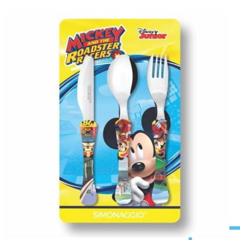 JOGO TALHERES SIMONAGGIO INOX  MICKEY C/3