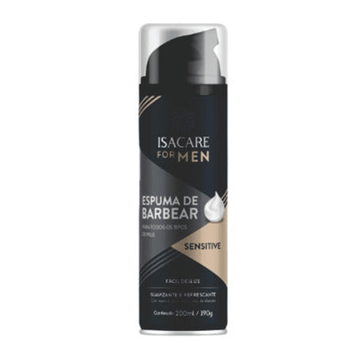 ESPUMA BARBEAR ISCARE FOR MEN 200ML SENSITIVE