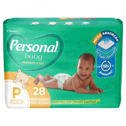 FRALDA PERSONAL BABY P C/28