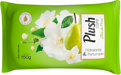 SABONETE PLUSH CARE FLOR PERA 150g