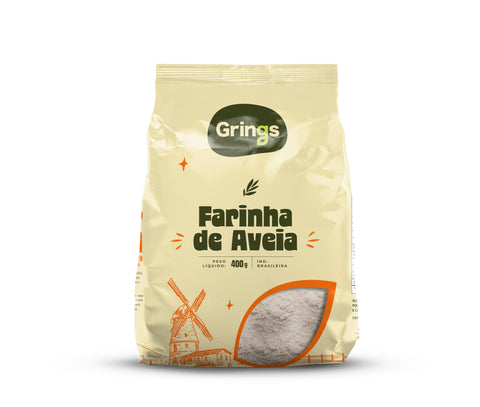 FARINHA AVEIA GRINGS S/ GLUTEN 200G