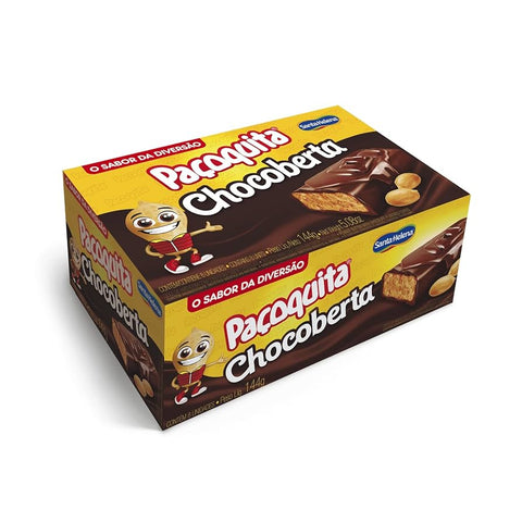 DOCE AMEND PACOQUITA C/8 144G COB CHOCOLATE