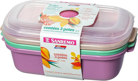 CONJ POTE TRITEC ORG FACIL 1L C/3 COLOR
