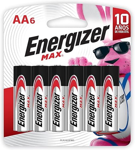 PILHA ENERGIZER MAX ALCALINA AA C/6