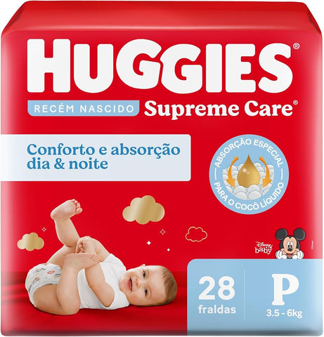 FRALDA HUGGIES SUPREME CARE P C/28