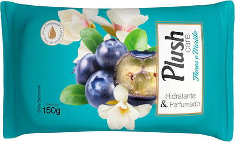 SABONETE PLUSH CARE FLORES MIRTILO 150g