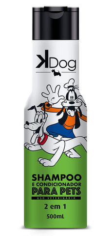 SHAMPOO + CONDICIONADOR KDOG 2 EM 1 DISNEY 500g