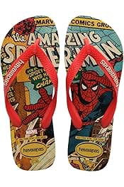 HAVAIANAS TOP MARVEL CLASSICS BEGE/VERMEL 29/30