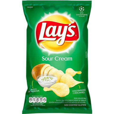BATATA ELMA CHIPS LAYS SOUR CREAM 80g