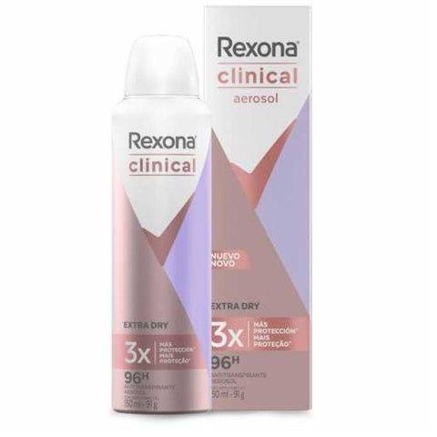 DESODORANTE REXONA AERO CLINICAL EXTRA DRY 150ML