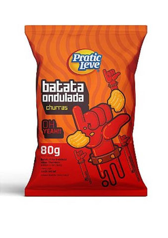 BATATA PRATIC LEVE ONDULADA 80G CHURRASCO