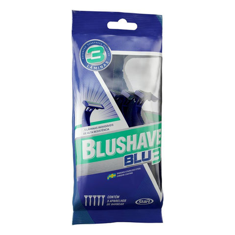 APARELHO BLUSHAVE PRESTOBARBA BLUE3 C/2