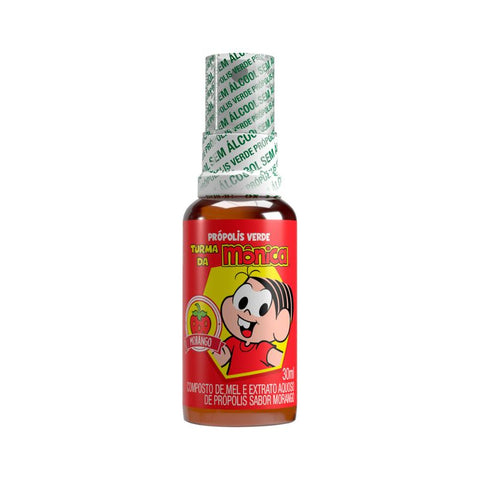 PROPOLIS VERDE TURMA DA MONICA 30ML MORANGO