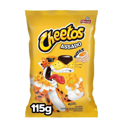 BISCOITO ELMA CHIPS CHEETOS PATAS CHEDDAR WOW 115g
