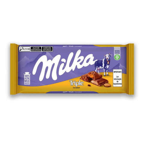 CHOCOLATE MILKA TRIPLE CARAMELO 90g