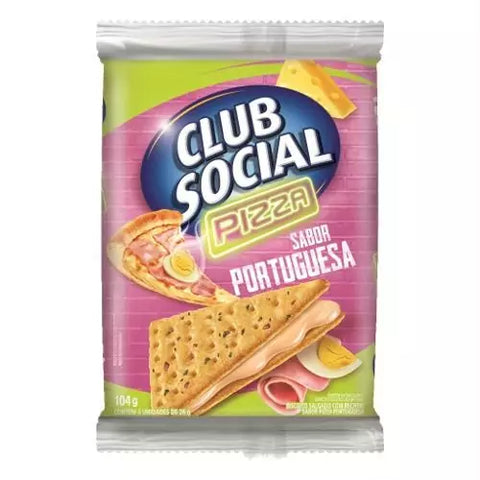 BISCOITO CLUB SOCIAL RECHEADO PIZZA PORTUGUESA 104g