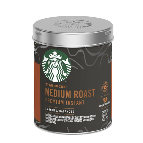 CAFE SOLUVEL STARBUCKS MEDIUM ROAST LATA 90g