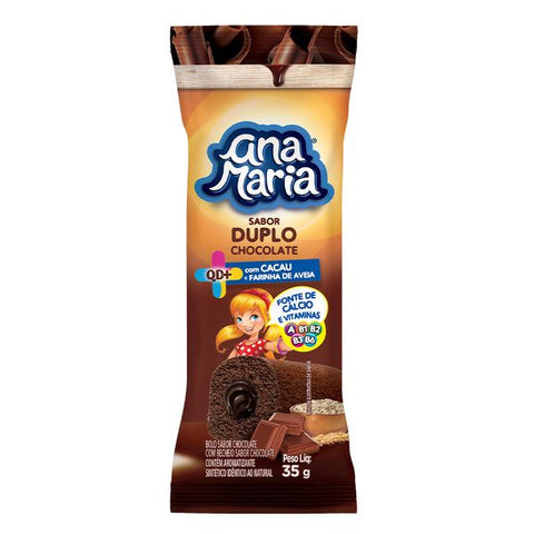BOLO ANA MARIA 40g DUPLO CHOCOLATE