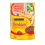 RACAO FRISKIES AO MOLHO SH 85g FILHOTES CARNE