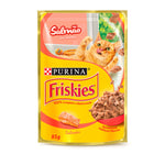 RACAO FRISKIES AO MOLHO SH 85g SALMAO