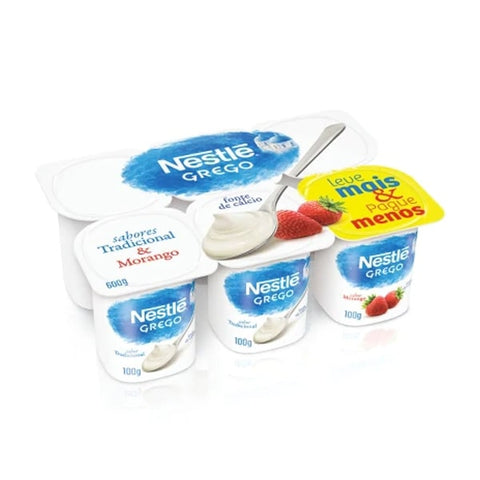 IOGURTE NESTLE GREGO TRADICIONAL MORANGO 540g