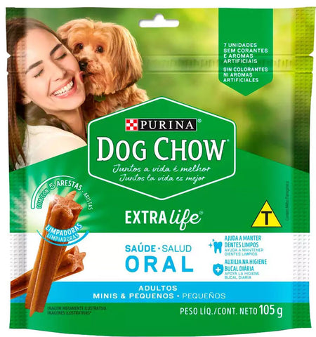 RACAO DOG CHOW ORAL 105G RACAS PEQUENAS