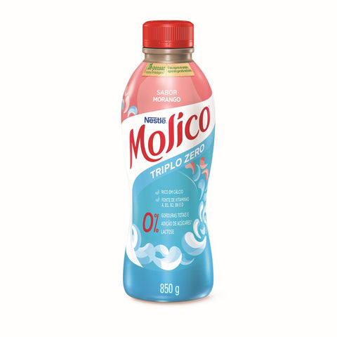 IOGURTE NESTLE MOLICO ZERO MORANGO 850G