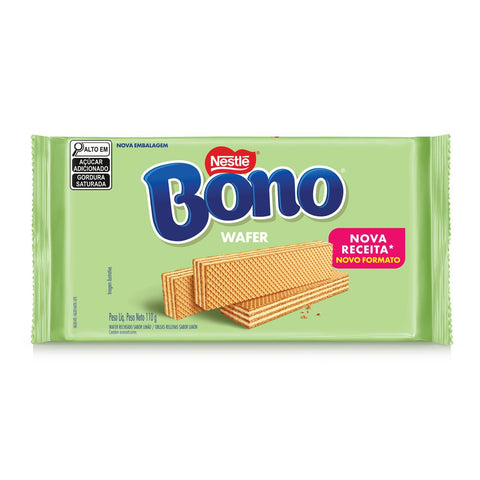 BISCOITO NESTLE WAFER BONO TORTA DE LIMAO 110g