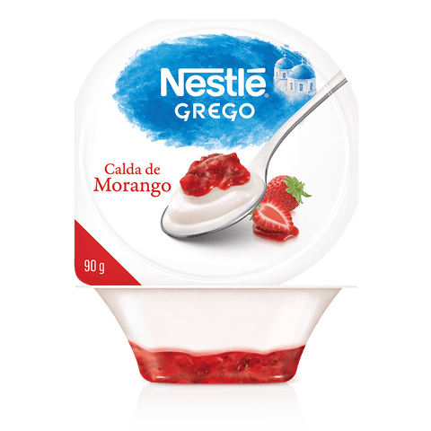 IOGURTE NESTLE GREGO C/ CALDA MORANGO 90g