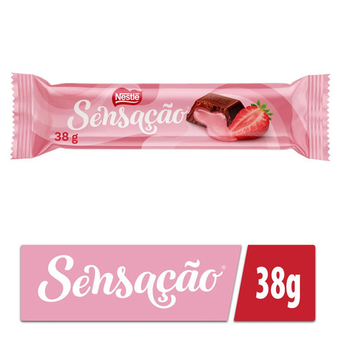 CHOCOLATE NESTLE SENSACAO MORANGO 38g