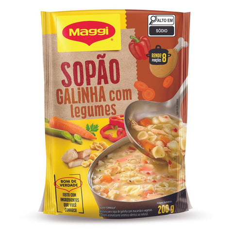 SOPAO MAGGI GALINHA LEGUMES 200g