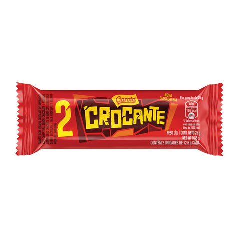 CHOCOLATE GAROTO 25G CROCANTE